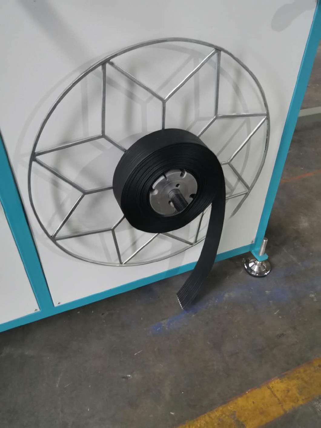 New Tech Plastic Geostrap Production Line / Geostrap Making Machine