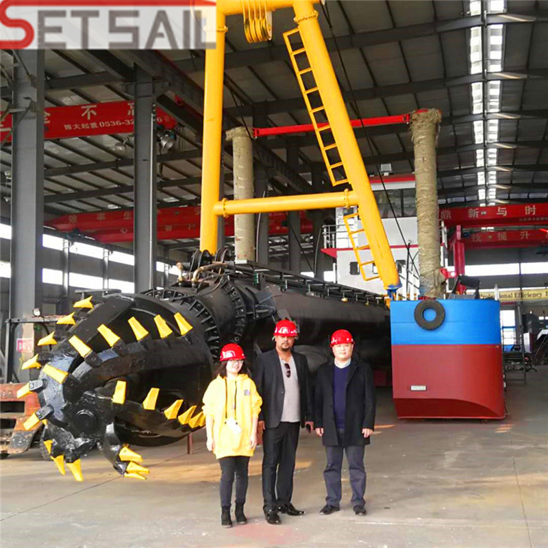 Engine Power 582kw Dredgeing Depth 10m Pump Sand Dredger