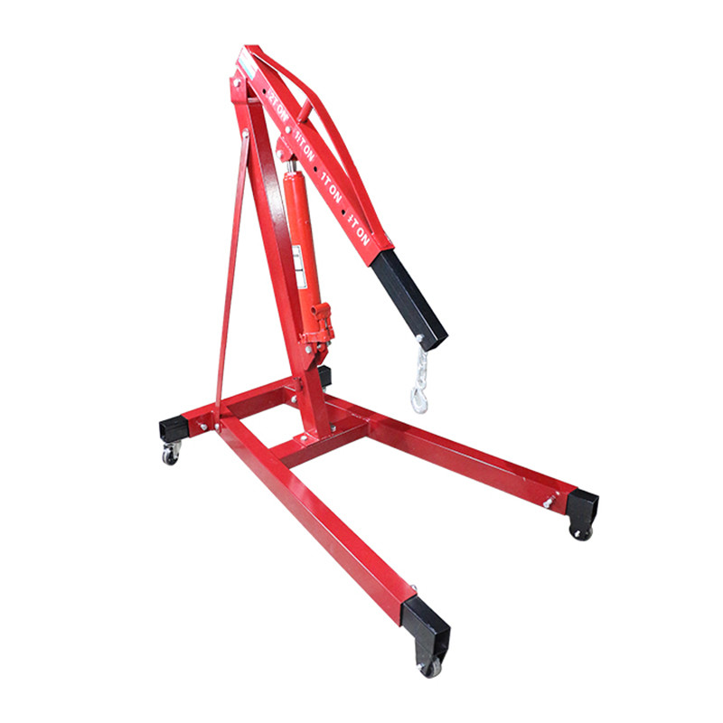 3ton Engine Shop Crane , 2.3m Engine Hoist Shop Crane With Double Pump