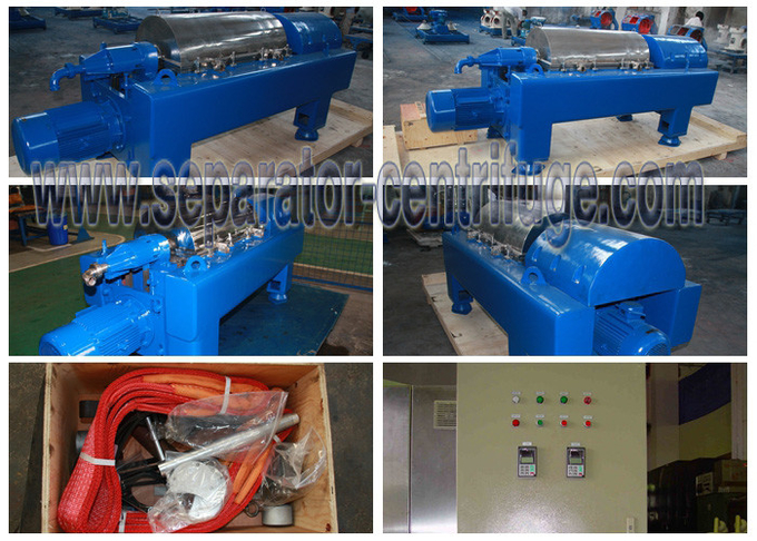 Water Sludge Decanter Centrifuge Decanter Type With PLC Control