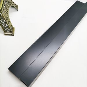 ASTM Metal Stair Trim Black Tile Edge Trim Sandblasting
