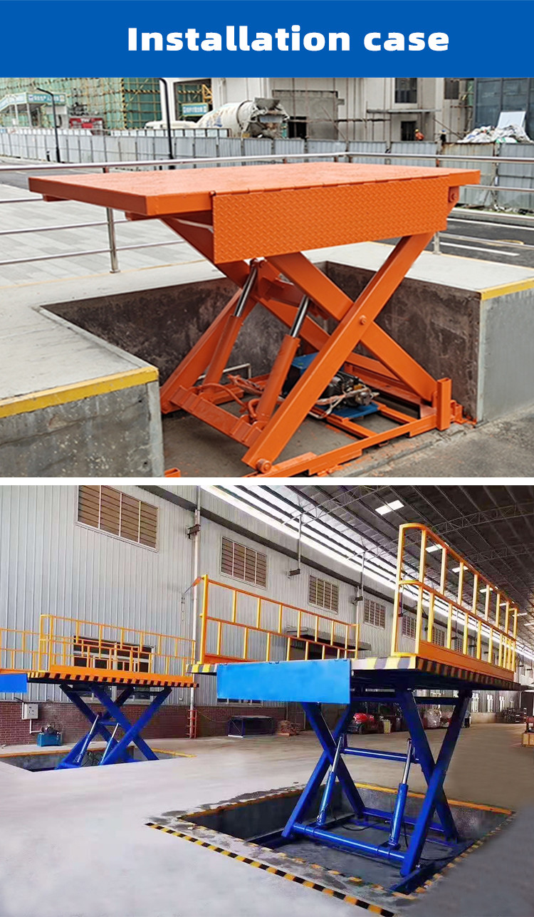 1 Ton 3m Industrial Hydraulic Electric Lift Table For Warehouse