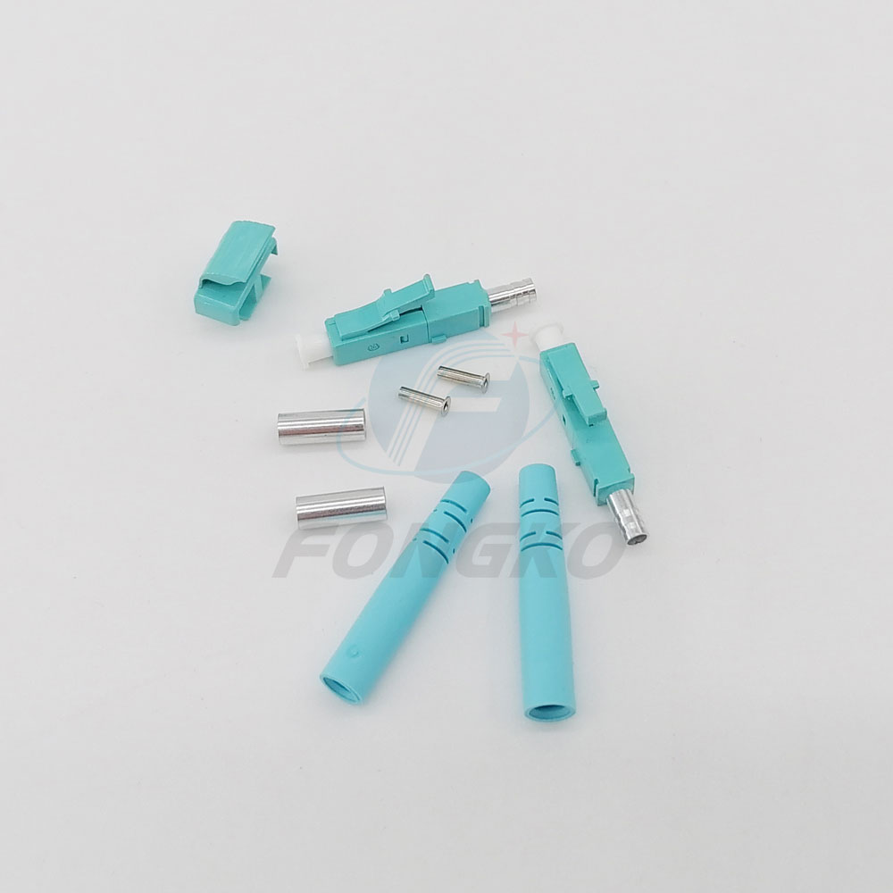 Fiber Optical Connector Kit Lc/UPC FTTH FTTX OM3 Duplex 3.0mm Fiber Optic Connector