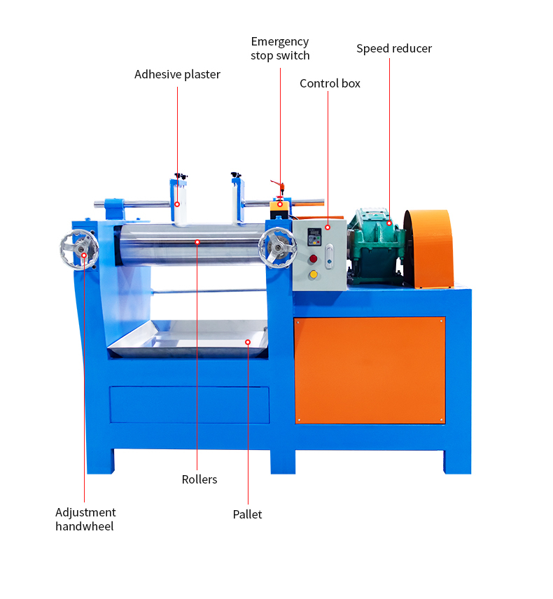 7 Inch Silicone Milling Machine Rubber Internal Mixer Machine for Solid Raw Material