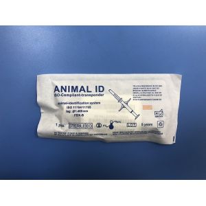 1.4mm * 8mm LF Microchip Electronic Tag Pet ID Management With 10 Years Guarantee