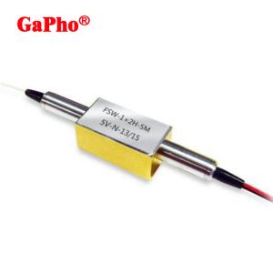 Single / Multimode 1x2 Mechanical Optical Switch 3V 5V SC / PC Connector