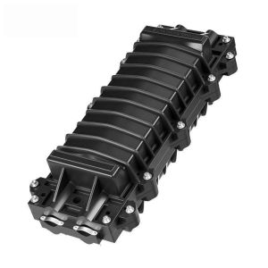 China Outdoor Waterproof 24/48 Cores Fiber Optic Splice Closure with 2 In 2 Out Ports and ABS+PC Plastic Construction on sale