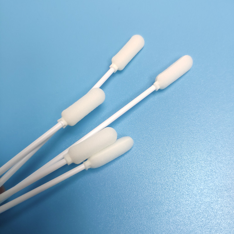 EO Sterile Disposable PP Stick Oral Care Sponge Swabs 140mm