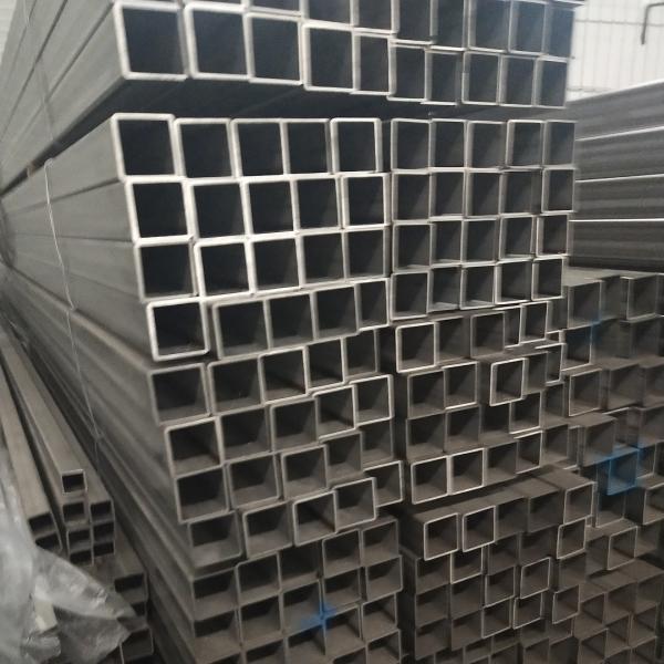 Grade 202 Stainless Steel Square Pipe Bright Polsihed Outside / Hairline