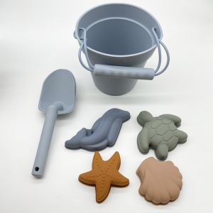Children'S Summer Silicone Beach Toy Sandbox Set Bucket Set