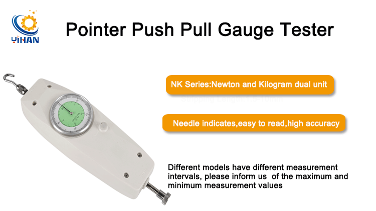 Customized Support High Accuracy Analog Push Pull Force Gauges Pulling Testing Machine