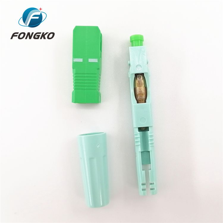 50dB quick assembly Fiber Optic Fast Connector lc fc sc fiber connector
