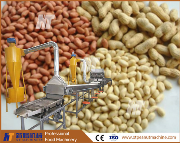 Whole Kernel Peanut Peeling Machine 200kg/H Dry Beans Peeling Machine