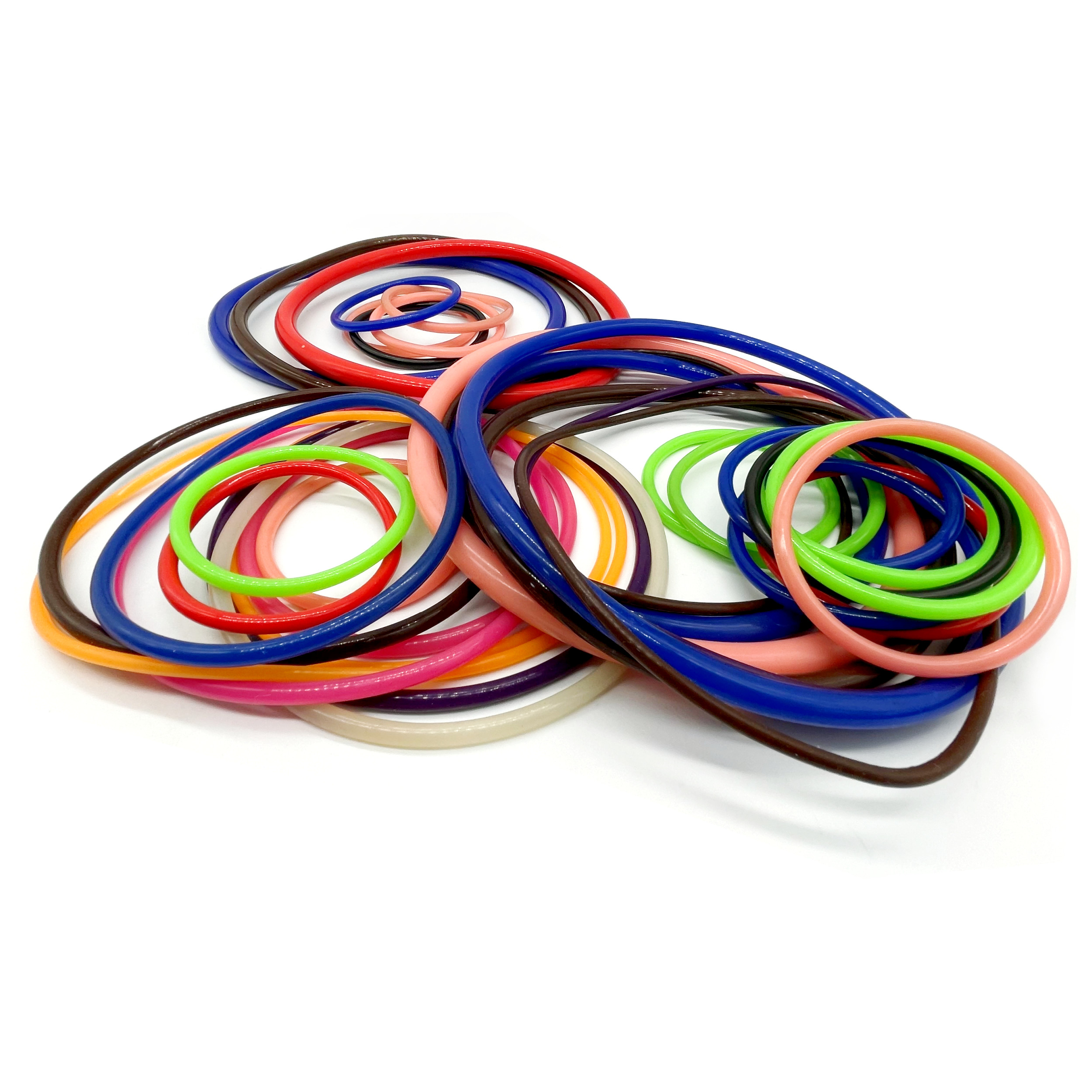 Silicone Rings Custom Shapes Sizes Colored Rubber Gasket For Oven Door Seals