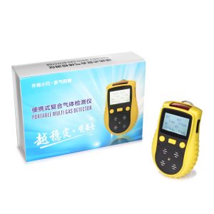 Mini CO H2S O2 LEL Portable Gas Leak Detector Diffusion Sampling Method