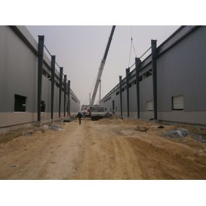 Customizable Prefabricated Steel Structure Warehouse Featuring Steel Color Sheet