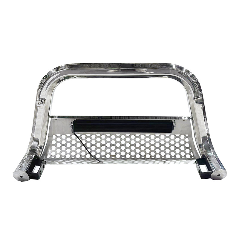 Factory Supply Steel Power Coating Pickup With LED Truck Bull Bar For Nissan Navara Pick Up