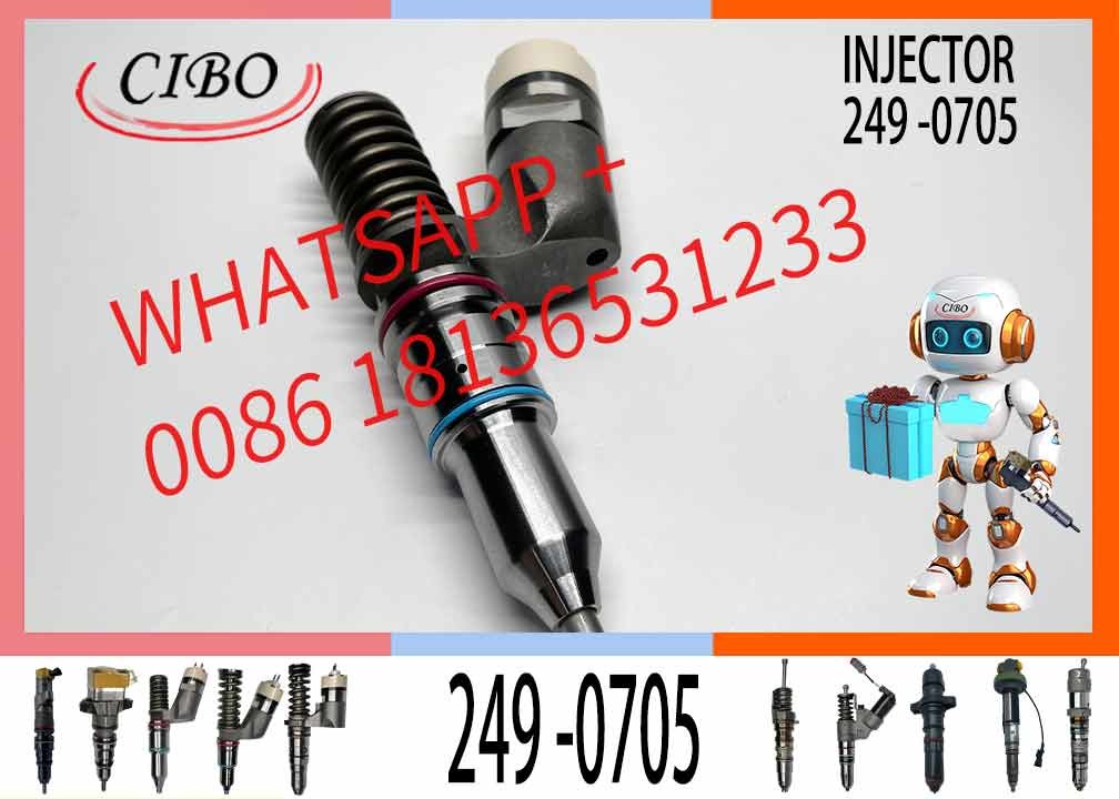 Diesel Fuel Common Rail Injector 249-0705 10R-7236 20R-2437 212-3462 10R-0961 212-3463 For C13 Excavator Engine