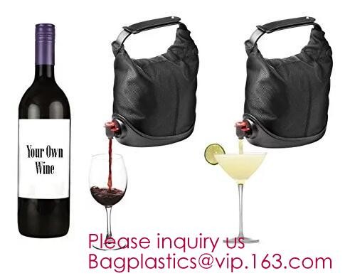 multi-purpose carrying case,wine bag,liquid packing with vitop spout,5L/10L/20L packaging wine bag bib in box wine dispe