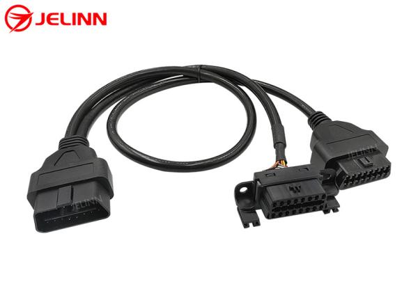 OBD2 OBDII Male to BMW OBD2 Female and OBD2 Female Splitter Y Cable