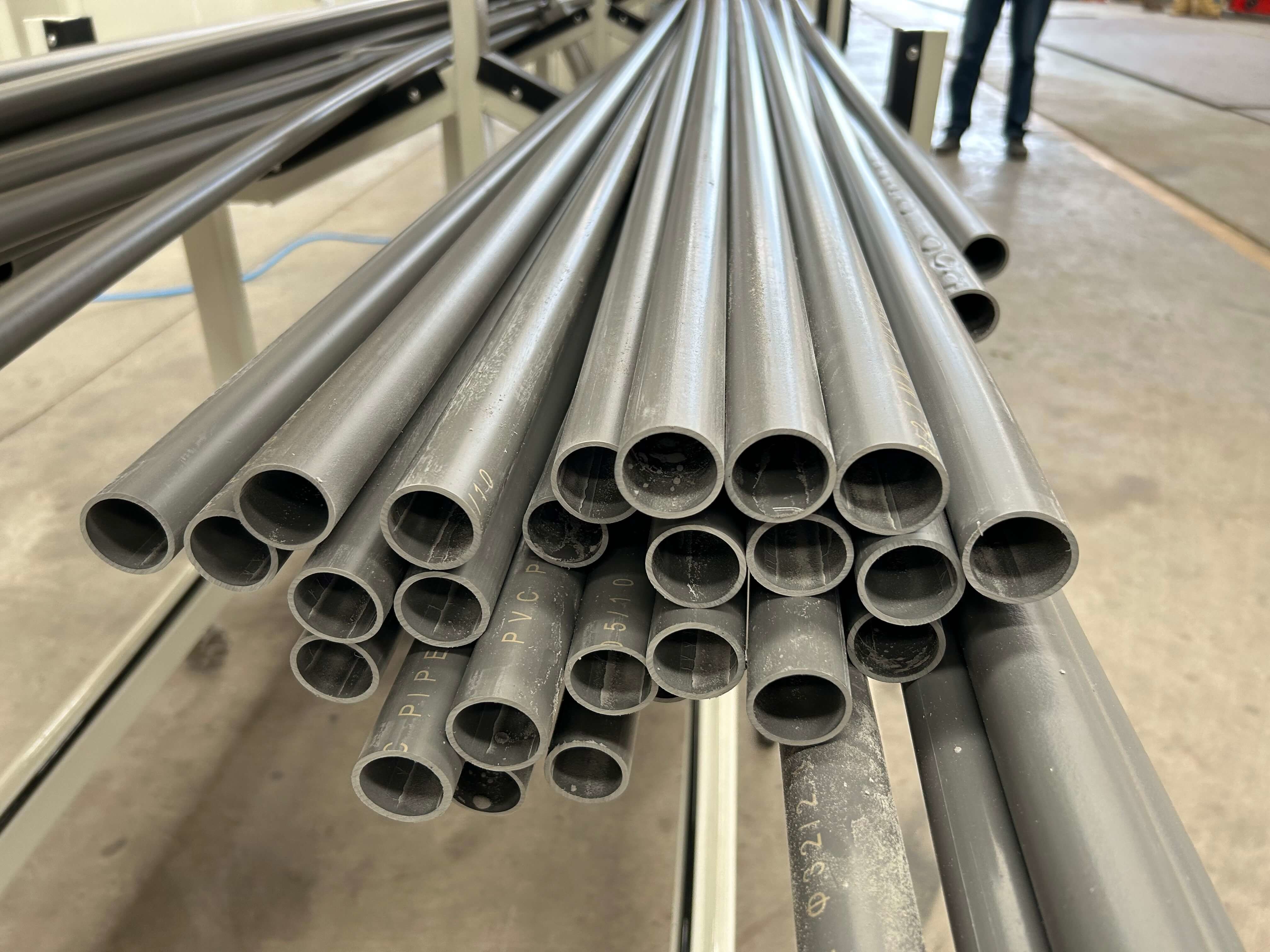 400kg / H High Capacity PVC Pipe Extrusion Line 20 - 63mm