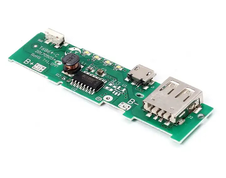 Practical 1206 SMD LED PCBA Module Rectangular for Mobile Phone Charge Power Bank module PCB