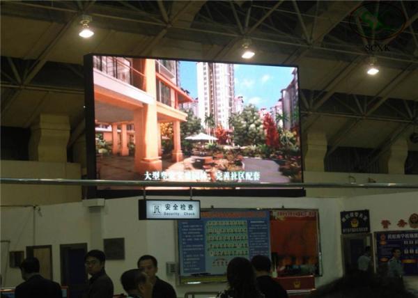 Energy saving rental Indoor Advertising LED Display for subway Tunnel Pixels