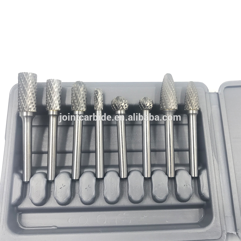 High Purity Carbide Ball Burr Long Die Grinder Bits A Shape Standard Cut