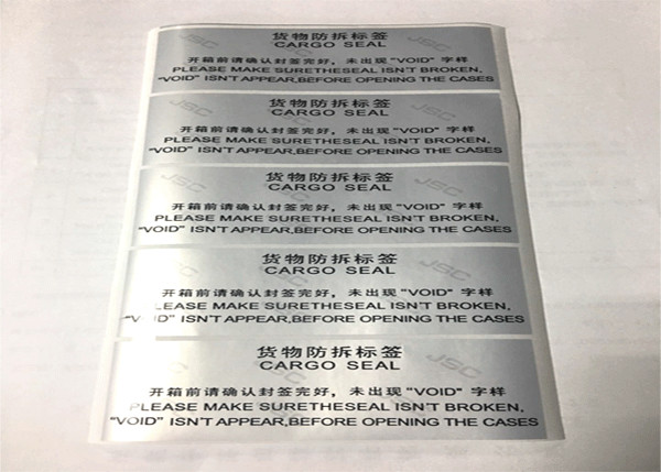 Self Adhesive Tamper Evident Label Void Warranty Security Label Sticker