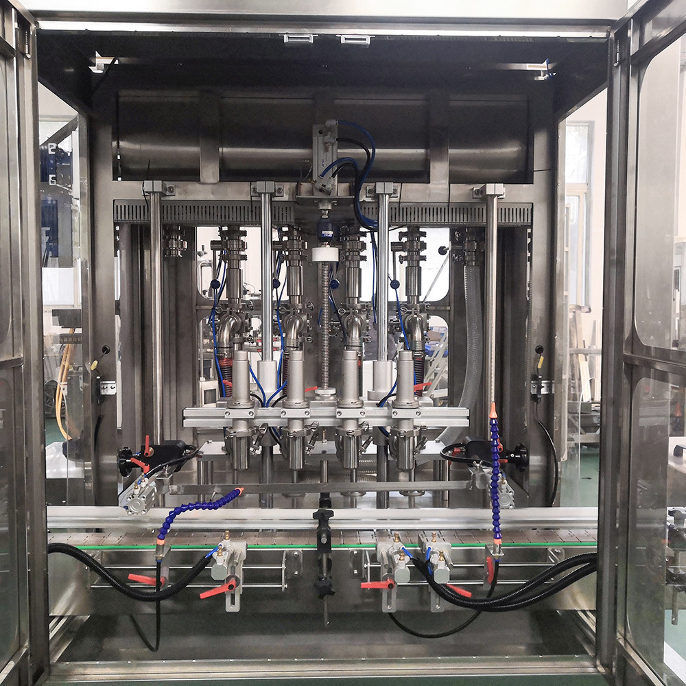 Automatic Piston Pump 50g-500g Chilli Paste Filling Machine For Bottle / Jar