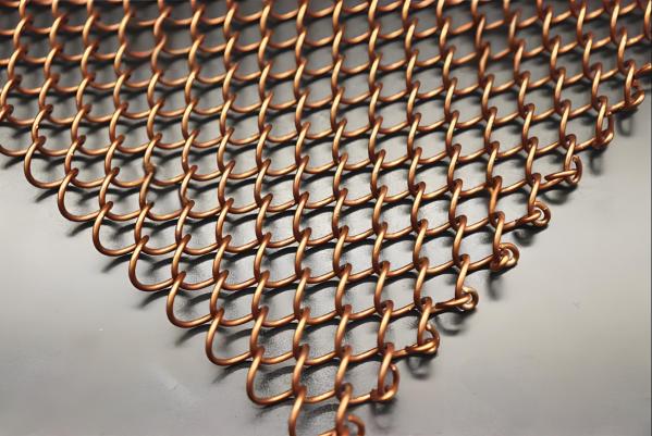 Metal Fireplace Screen Curtain Safety Spark Guard Decorative Metal Fireplace