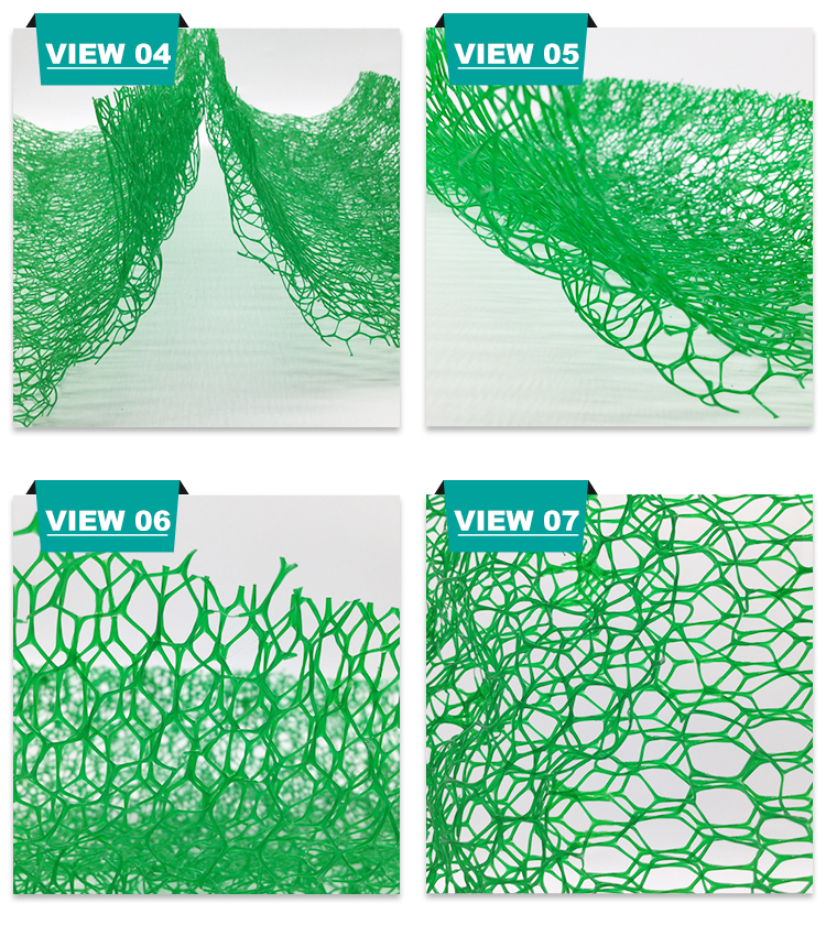 Grass Protection Turf Reinforcement Mesh with HDPE PE Material Length 25m-50m/roll