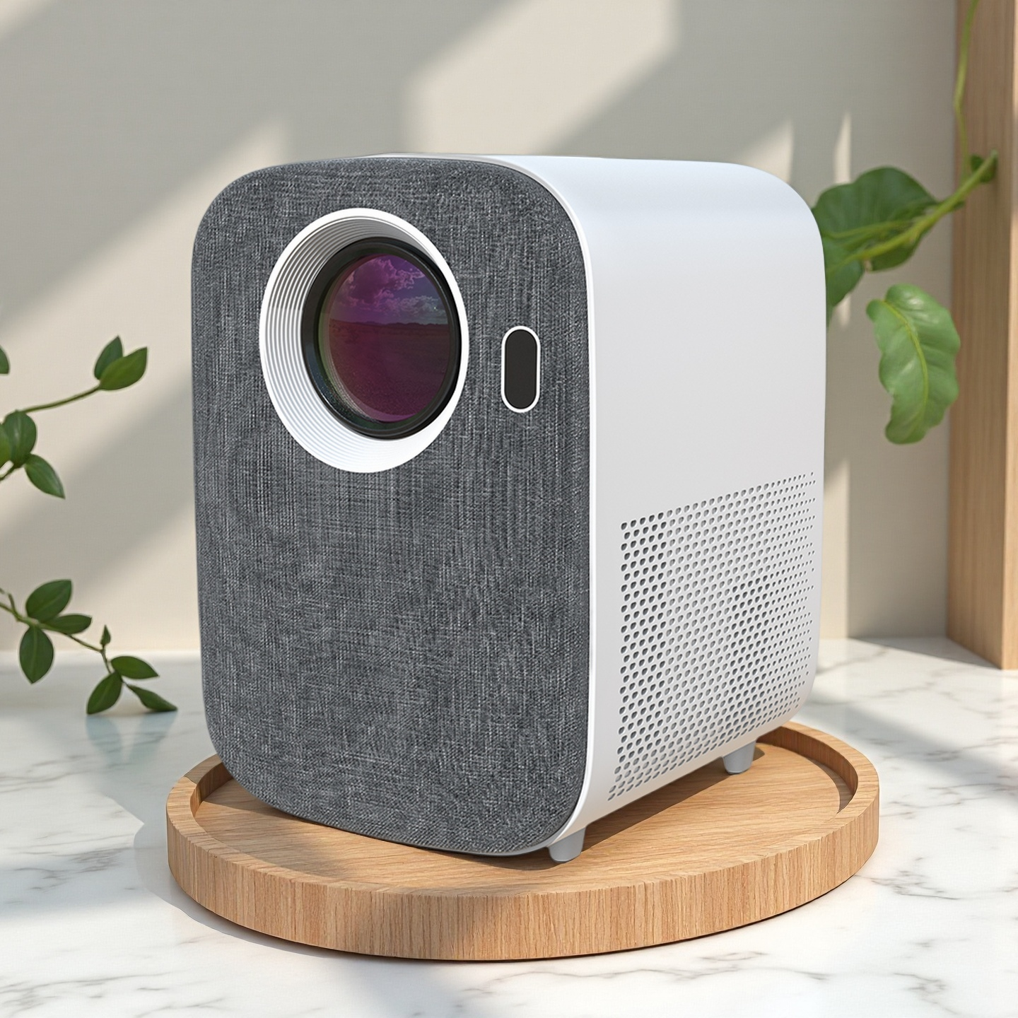 Ehomm F8 Smart Mini Portable Projector 1080P Mini Full HD Projector With Netflix