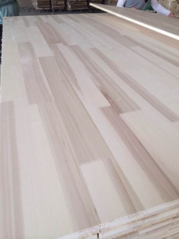 Hotel Customized Size Paulownia Solid Wood Board Handmade and Eco Friendly Solid Woo