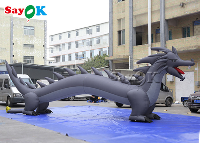 Christmas Oxford Cloth Jumbo Inflatable Dragon With Wings