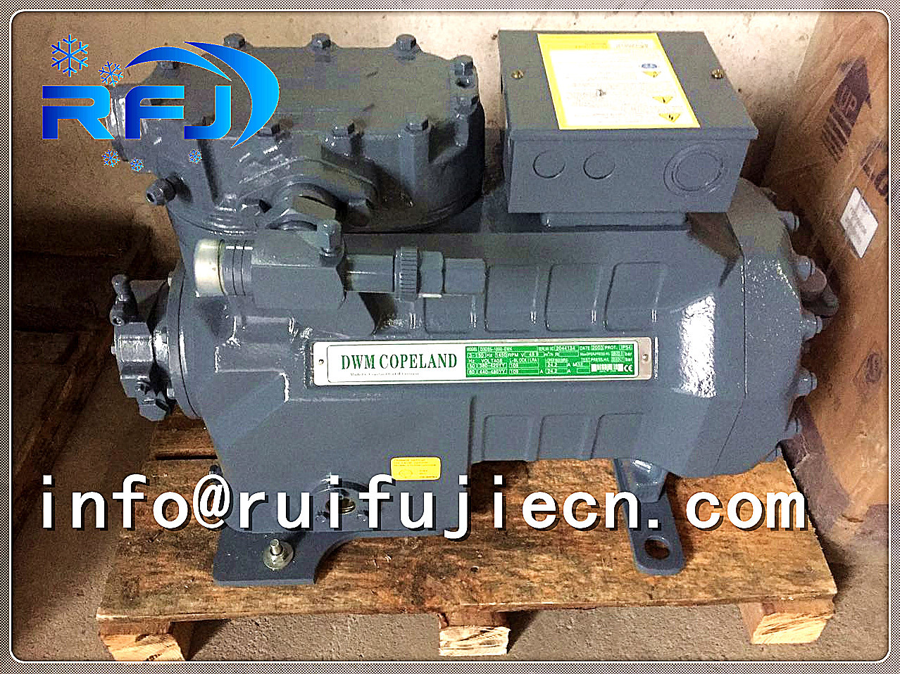 40HP Semi Hermetic Refrigeration Compressor D6DJ-4000-AWM/D For Copeland Chiller