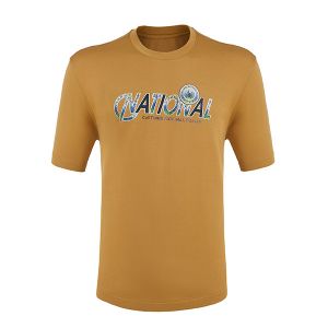 Customized Drop Shoulder Cotton T Shirt for Men in Knitted Weaving Method and