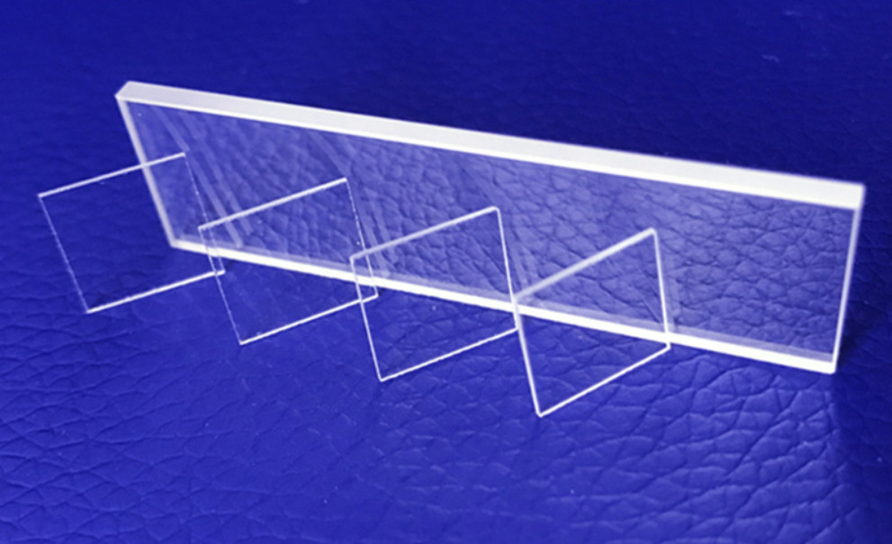 High Transparency UV Sterilization UVC Cover 45*45*0.3mm Quartz Sheet Optical Window Glass