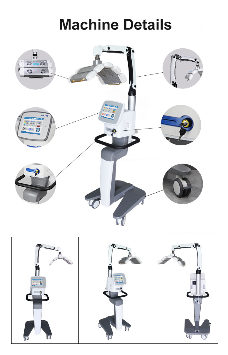 Hair Growth 655 Nm Led Light Therapy Machine Hair Loss Lights Therapy Machine