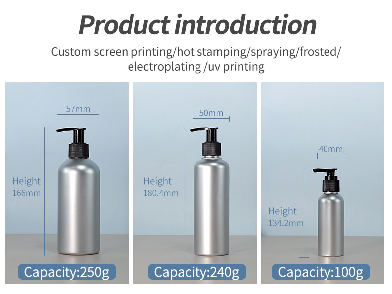 Customized 250ml PET Plastic Bottles Cosmetic Skin Care Spray Bottle