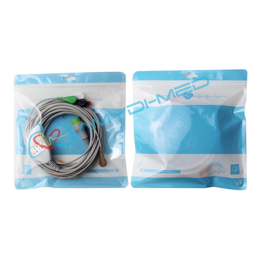 Hwatime Ecg Cables And Leadwires 6 Pin Medical 3.3 meters Ecg Cable 5 Lead