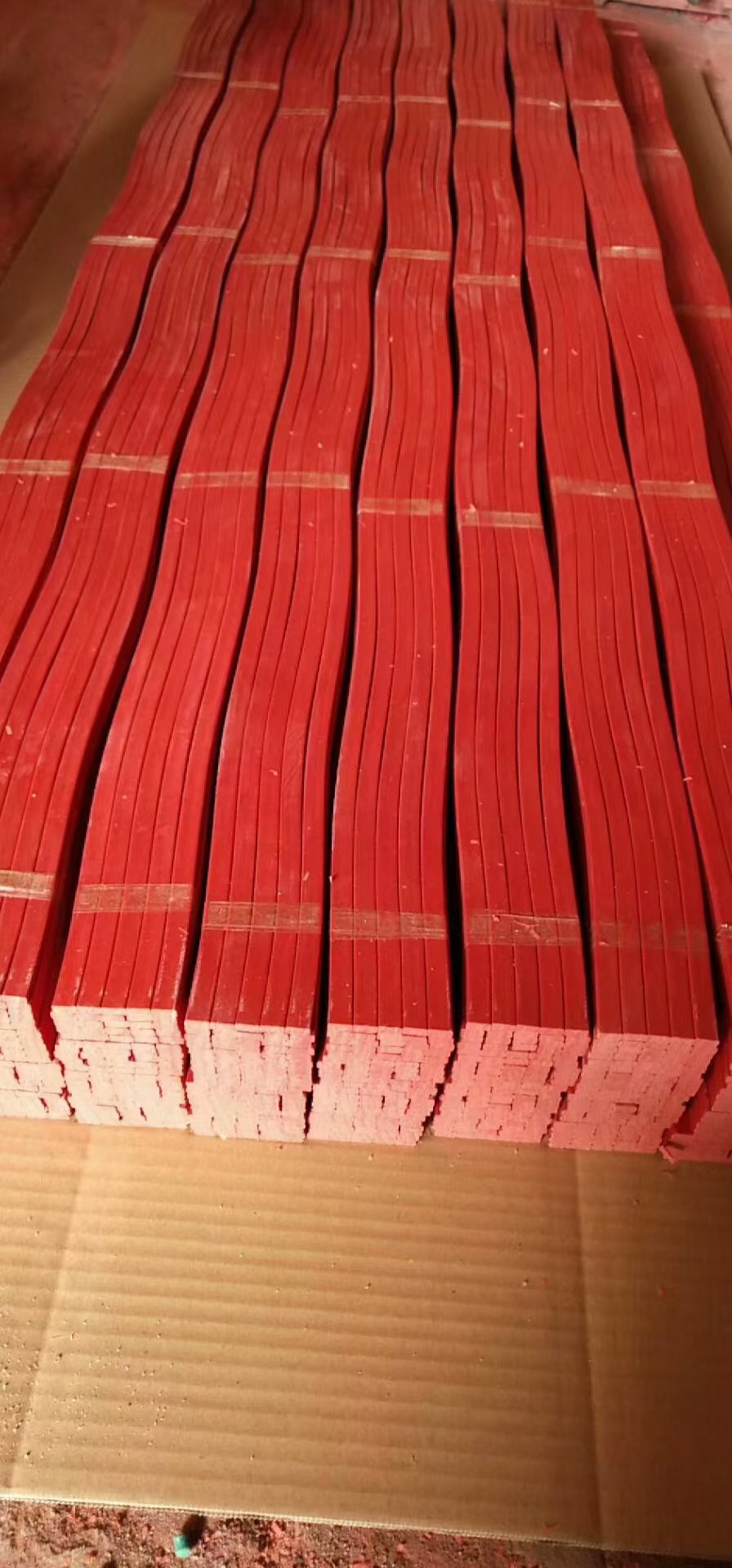Offset Printing Machine Parts 137 polar cutting sticks Size 10x4.5x1380mm Red Color