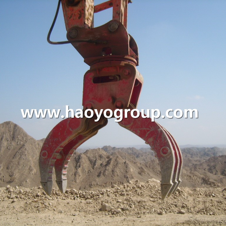 Excavator Hydraulic Clamshell Rock Grab Bucket