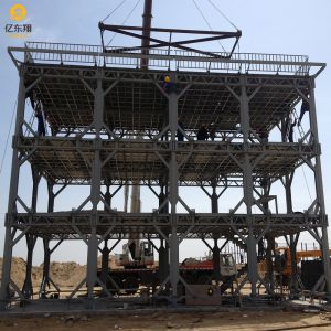 Multi Storey Steel Building with Q355 Q235 Frame and Sandwich Panel Cladding