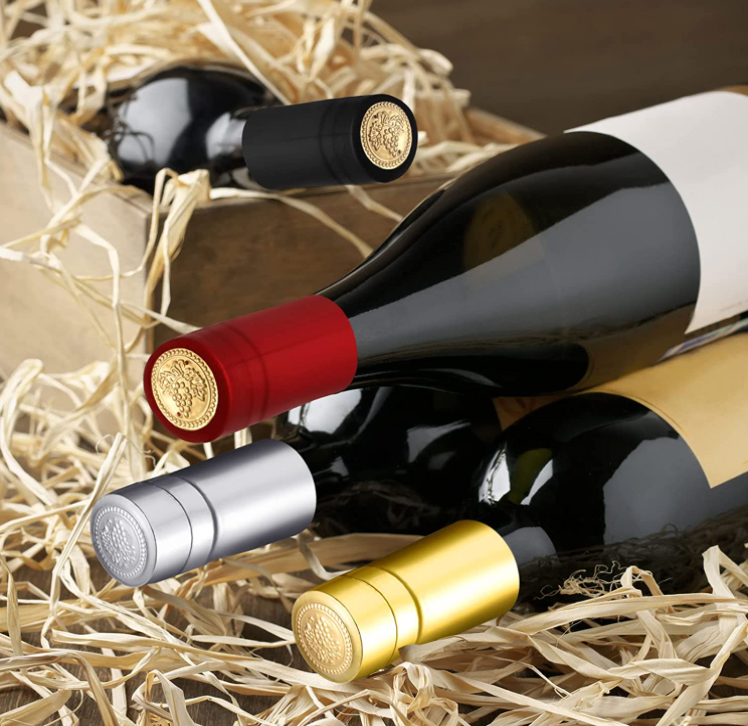 Healthy Lead Free Glass Wine Bottle Capsule Shrink Cap For Cellar And Home Packaging