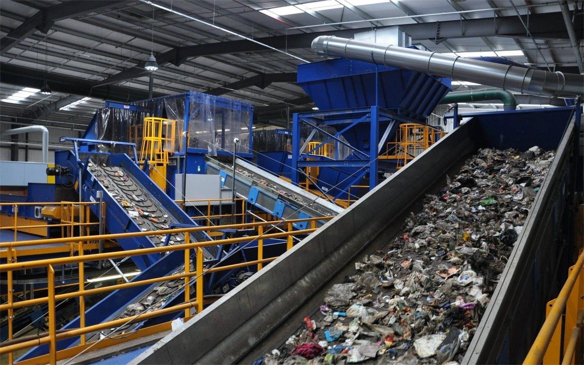 Municipal Domestic Waste Sorting Wet Waste Recycling Plant Kitchen Waste Crusher