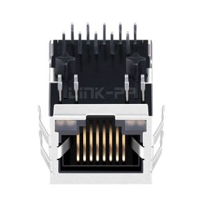 LPJ4012G4NL 10/100 Base-T RJ45 8 Pin Modular Connector