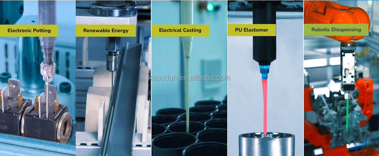 Glue Potting Machine for Casting Resin of Two Component AB PU Epoxy Silicone Material