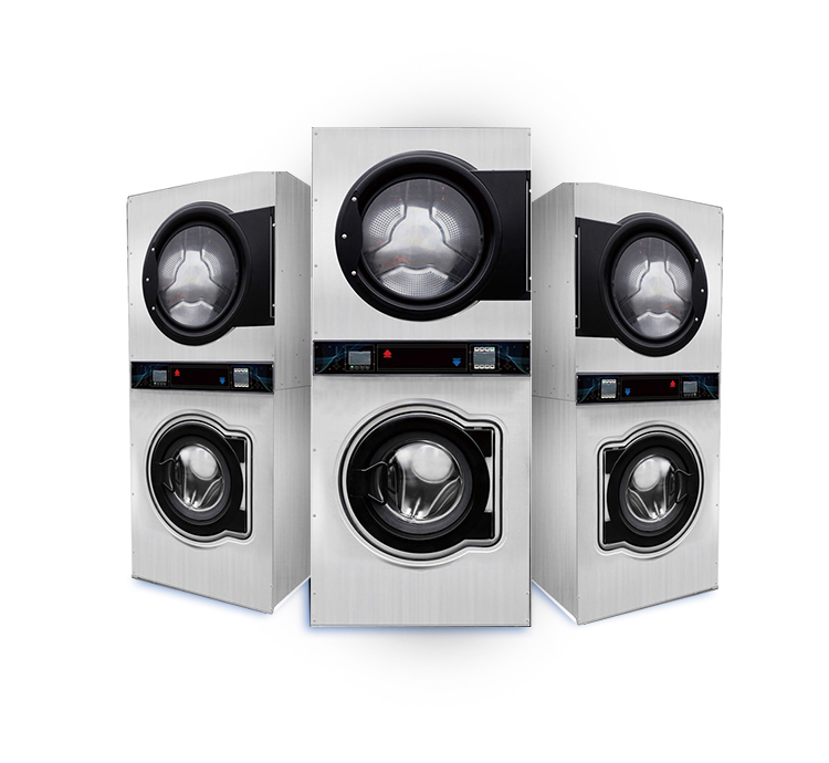 Commercial Coin-Operated Washing and Drying Machine with CIP Cleaning 820*980*2150mm