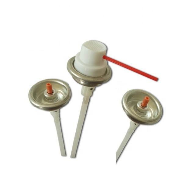 360 Rotate Up And Down Aerosol Valves And Actuators For Car Care Cans